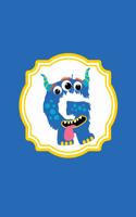 Monster Monogram Journal - Letter G