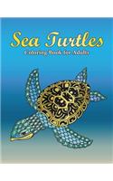 Sea Turtles Coloring Book For Adults
