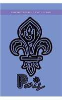 Paris - Fleur-de-lis Blank Sketch Journal 6x9