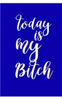 2019 Weekly Planner Funny Today Is My Bitch 134 Pages: (Notebook, Diary, Blank Book)(2019 Planners Calendars Organizers Datebooks Appointment Books Agendas)