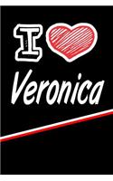 I Love Veronica: Blood Sugar Diet Diary Journal Log Featuring 120 Pages 6x9
