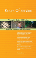 Return Of Service A Complete Guide - 2020 Edition
