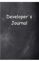 Developer's Journal Chalkboard Design: (Notebook, Diary, Blank Book)(Career Journals Notebooks Diaries)