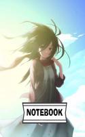 Notebook: Anime girl 20: Journal Diary, 110 Lined pages, 7" x 10"