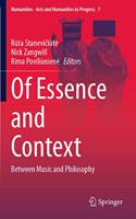 Of Essence and Context
