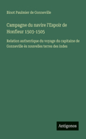 Campagne du navire l'Espoir de Honfleur 1503-1505