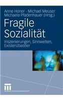 Fragile Sozialität