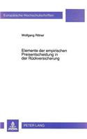 Elemente der empirischen Preisentscheidung in der Rueckversicherung