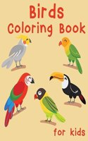 Birds Coloring Book for Kids: Easy, Creative, Cute Designs and Patterns for Kids. Coloring Books for Children, Bird Book for Kids