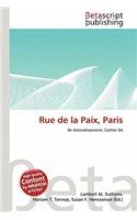 Rue de La Paix, Paris: (English)