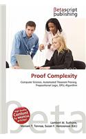 Proof Complexity: (English)
