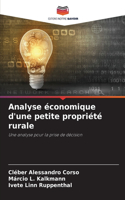 Analyse économique d'une petite propriété rurale