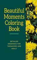 Beautiful Moments Coloring Book: Detailed Drawings for Teenagers and Adult