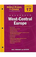 Holt People, Places, and Change Chapter 17 Resource File: West-Central Europe: With Answer Key