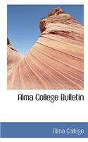 Alma College Bulletin