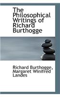 The Philosophical Writings of Richard Burthogge