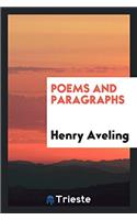 Poems and paragraphs