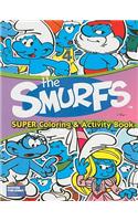 The Smurfs Super Coloring and Activity Bk: (English)