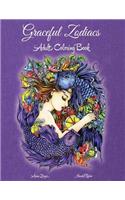 Graceful Zodiacs: Adult Coloring Book