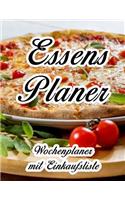 Essensplaner: Sehr großer praktischer Planer - Mit Einkaufsliste - Buch für 52 Wochen - Schöner hochglanz Einband - wie DIN A4