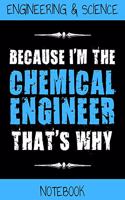 Engineering & Science Notebook: Composition Book for Chemical Engineers or Engineering Students (100 Pages Half Squared 4x4 Graph Paper Half Wide Ruled Lined Paper)
