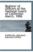 Register of Officers of the National Guard of California