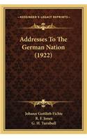 Addresses to the German Nation (1922)