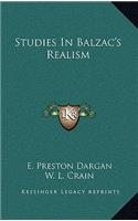 Studies in Balzac's Realism