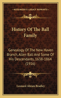 History Of The Ball Family