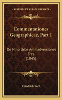 Commentationes Geographicae, Part 1