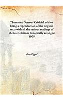 THOMSON'S SEASONS. CRITICIAL EDITION, BE