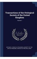 Transactions of the Otological Society of the United Kingdom; Volume 1