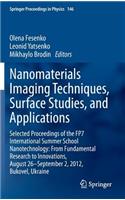 Nanomaterials Imaging Techniques, Surface Studies, and Applications