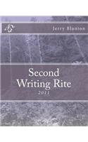 Second Writing Rite