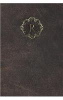 Monogram "r" Meeting Notebook: (18 Monogram Aged 150 Meeting)