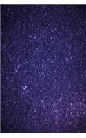 Violet stars notebook