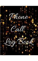 Phone Call Log Book