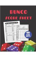 Bunco Score Sheet