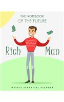The notebook of the future rich man weekly financial planner