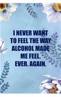 I Never Want To Feel The Way Alcohol Made Me Feel. Ever. Again.