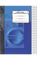 Graph Paper Composition Notebook: 110 Pages - Quad Ruled 4x4 - 8.5" x 11" Large Notebook with Grid Paper - Math Notebook For Students