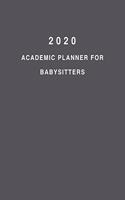 2020 Academic Planner For Babysitters