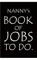 Nanny's Book of Jobs To Do