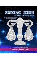 Zodiac Sign Pattern Coloring Book