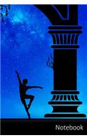 Notebook: Ballet Ballerina themed ruled Notebook / Journal / Diary / Composition Book / Planner / Log Book / Notes - 6 x 9 inches (15,24 x 22,86 cm), 110 wide