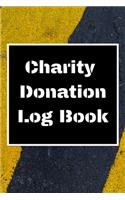 Charity Donation Log Book