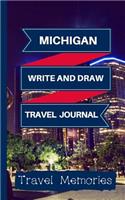 Michigan Write and Draw Travel Journal