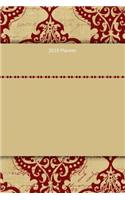 2019 Planner: Red Vintage - 6 X 9 Daily Weekly Monthly Annual Organizer Scheduler with Contacts & Passwords & Birthdays(1 2019 Weekly Planner Organizer Diary Journal)
