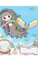 Primary Composition Notebook, Grades K-2, Story Journal: Mermaid Treasure Composition Notebook For Girls, Kids, Primary Composition Book: Picture Space & Dashed Midline Grades K-2, Schools & Teaching Stude(3 Primary Composition Notebook with Picture Story (Book 3))