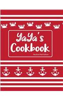 Yaya's Cookbook Nautical Red Edition